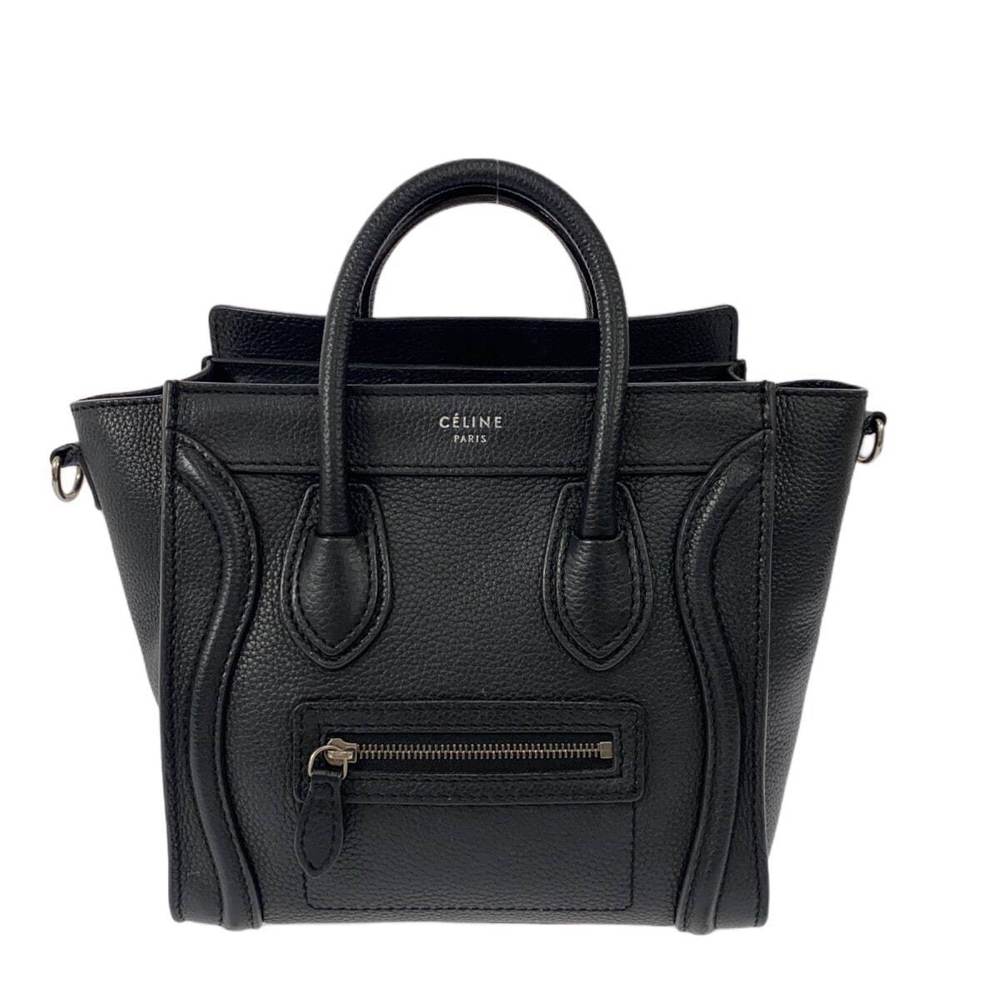 Luggage Nano Shopper Handbag Drummed Calf